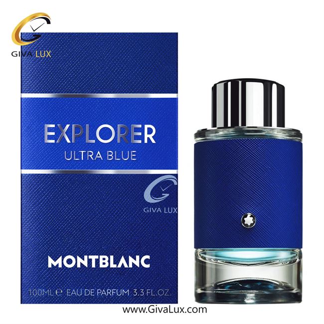  ادو پرفیوم  مردانه مونت بلانش اورجینال مدل Mont blanc Explorer Ultra Blue | اکسپلورر اولترا بلو حجم  100 میل